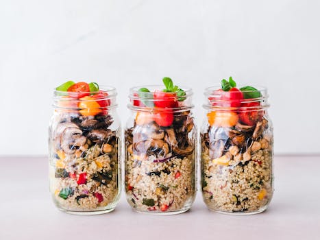 healthy quinoa salad