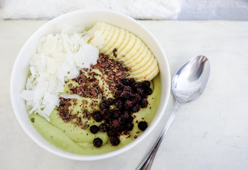 colorful smoothie bowl