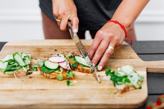 healthy meal with whole grains and vegetables