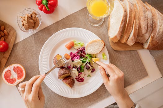 colorful array of probiotic foods