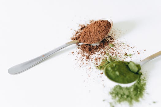 variety of prebiotic powders on kitchen counter