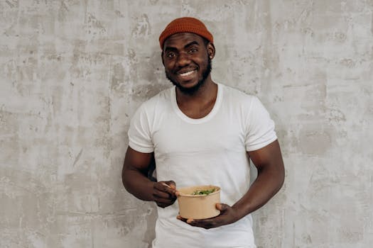 a person enjoying a healthy meal before bedtime