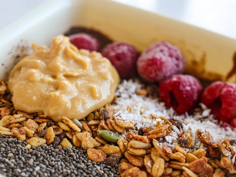 bowl of oatmeal with berries