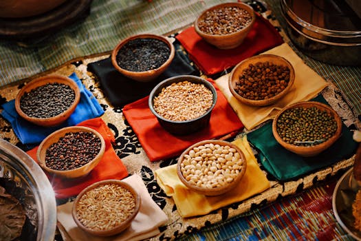 variety of legumes