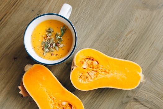 pumpkin puree in a bowl